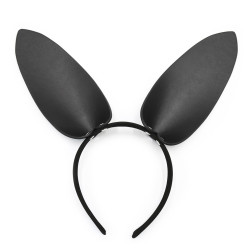 Kiotos Oreilles de lapin Bunny Simili noir